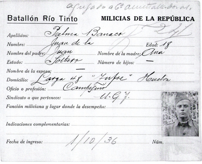 PALMA BANACO, JUAN DE LA