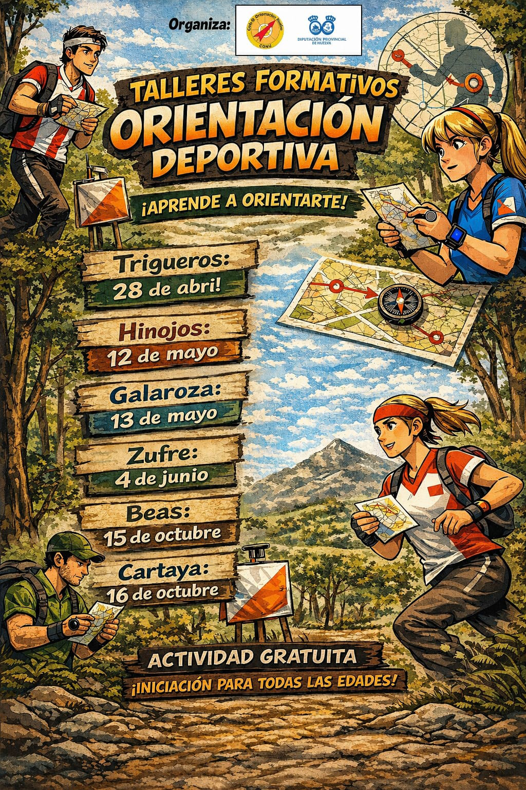talleres orientación en la naturaleza 2026