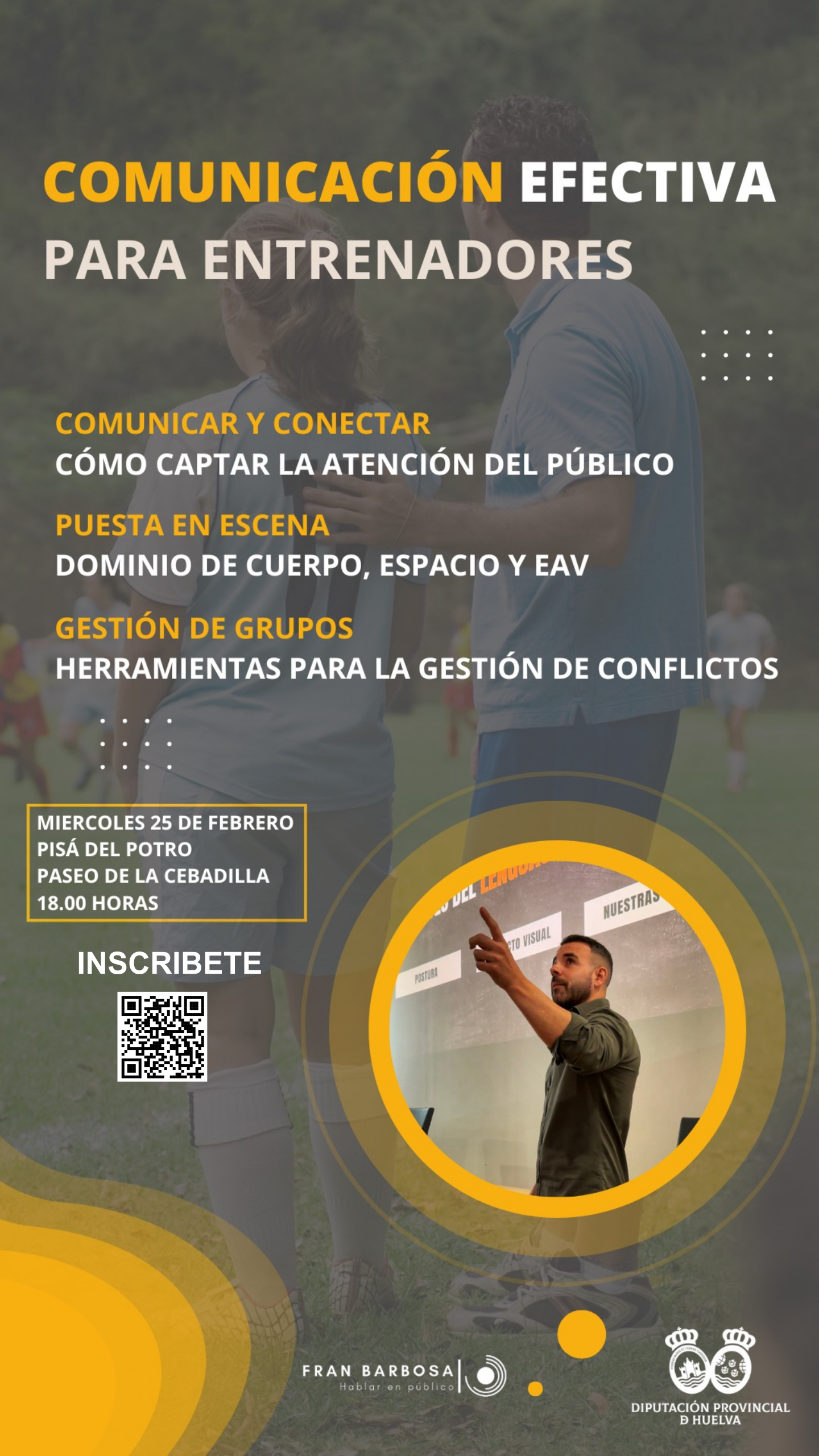 Comunicación Efectiva Entrenadores - Puebla de Guzmán - CON QR-BIS