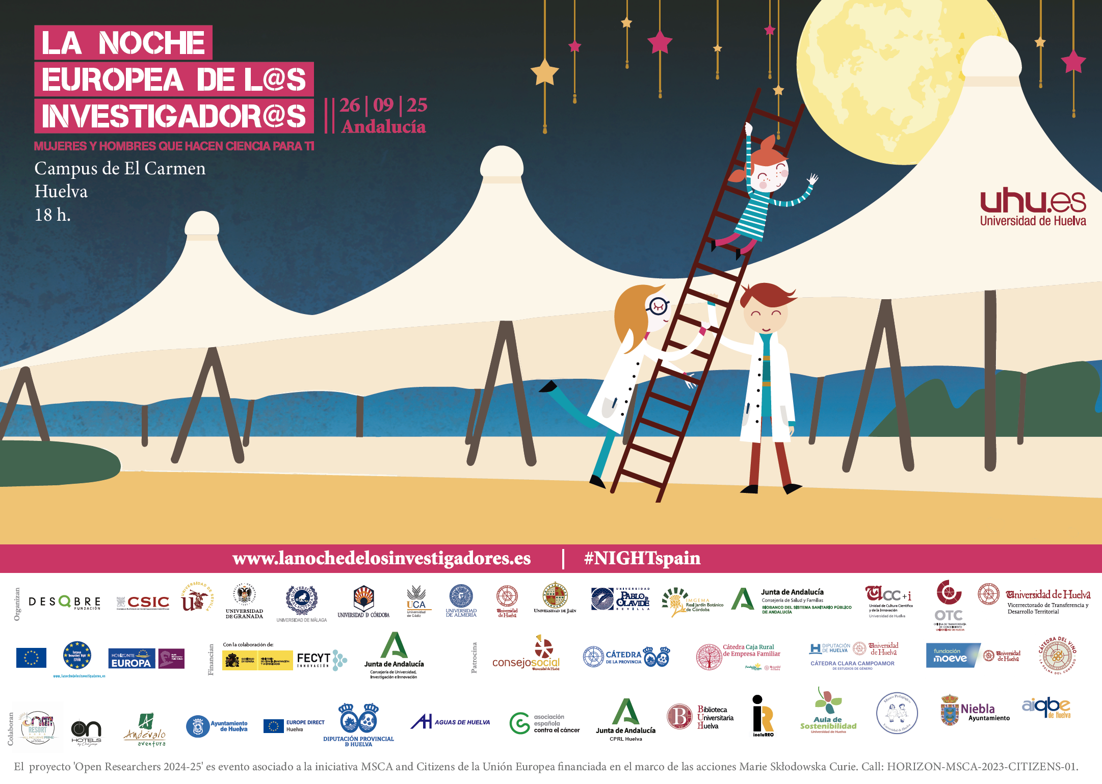 Cartel definitivo Noche Europea de los Investigadores