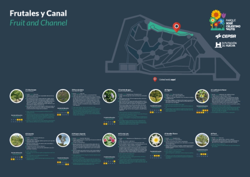 Frutales y canal